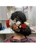 成人式のヘアセット