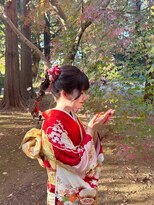 フェリーチェ(Felice)&nbsp;振袖ヘア　成人式ヘアセット　前撮り　編みおろし　玉ねぎヘア