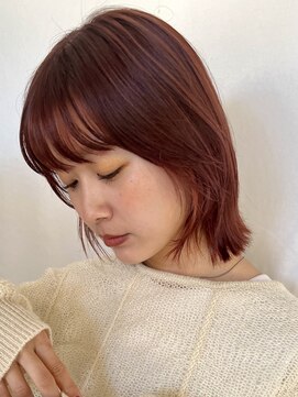 トリッカ 代官山(tricca) 【tricca代官山rin】ピンクブラウン/顔まわりレイヤー