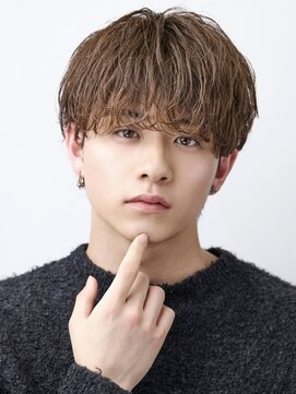 オーシャントウキョーシブヤ(OCEAN TOKYO shibuya) マッシュツーブロック韓国アッシュブラウンナチュラル