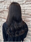 ナチュラルうる艶ロングヘアバイオレットカラーアメジストカラー
