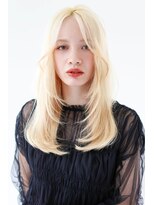 ヘアサロン ガリカ 表参道(hair salon Gallica)&nbsp;<SAKI>レイヤーカット×ケアブリーチでつくるホワイトブロンド