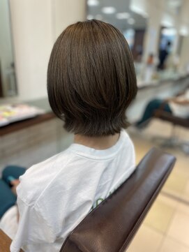 ヘア ルミナス バイ フォルテ(HAIR LUMINAS by FORTE) オリーブカラー/秋カラー/髪質改善/艶カラー/くびれカット