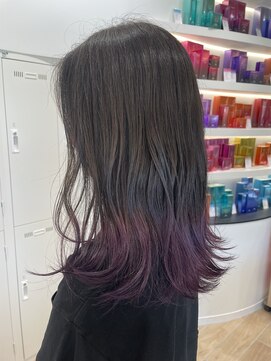 アーチバイケンジ(arch by kenje) 裾カラー★ヴァイオレット