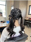 リボンツインテール