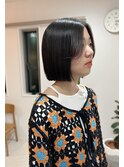 縮毛矯正×ボブ
