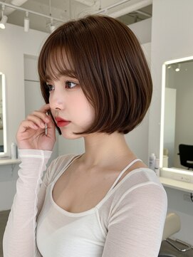 エル 新小岩(elu) 美髪/ワイドバング/レイヤーカット/くすみベージュ/新小岩駅