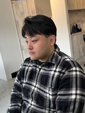 メンズカット バイ ソイクフ(メンズカット by SOY-KUFU) 20代30代40代◎スーツ短髪刈り上げツーブロックアップバングヘア
