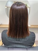 40代女性　乾かすだけで決まる艶髪矯正