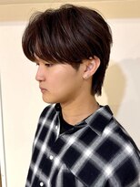 クレビアテン(CreBiA ten_)&nbsp;メンズ　センターパート　ニュアンスパーマ　襟足あり