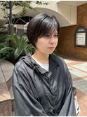 小顔ショート/ショートボブ/大人ショート