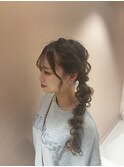サイド編みおろし