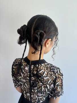 ロックワークオレンジ 西中島店(ROCK WORK ORANGE) 個性的アレンジ＊ツイン