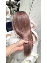 ロンド レア 天神大名店(Lond Le’a) ミディアムヘア/フェイスフレミング /暗めカラー/デザインカラー