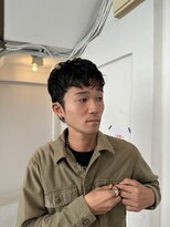 ボウ(BOW)&nbsp;【BOW HAIR】ダウンバングショート×ピンパーマ