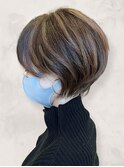冬の小顔◎丸みショートボブ×大人可愛い20代30代