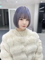 ジーナリア(Xena ria)&nbsp;【MEI】cuteなミニボブ/アイスブルー◎