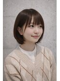 20代30代フェミニンボブ