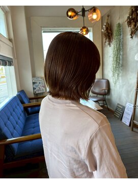 アズグロウ エクラ(AS GROW 'eclat) 丸みショートボブ×ナチュラルブラウン