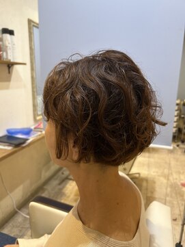 マイン ヘアアンドリラックス(mine) メリハリ！ふんわり。ショートボブパーマ