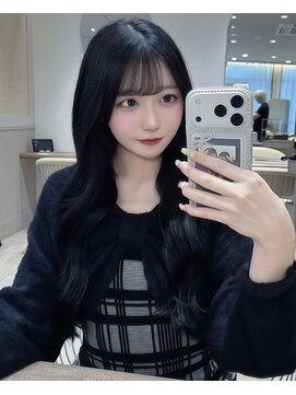 ジーナ 渋谷本店(Zina) アイドル前髪×縮毛矯正