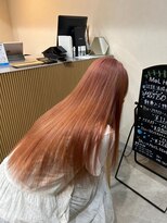 メル ヨコハマ(MeL)&nbsp;ダブルカラーミルクティーベージュピンクベージュロングレイヤー