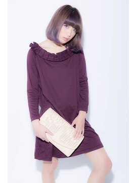 リジョイスヘア(REJOICE hair) 【REJOICE hair】グレイヴァイオレットグラデーションカラー