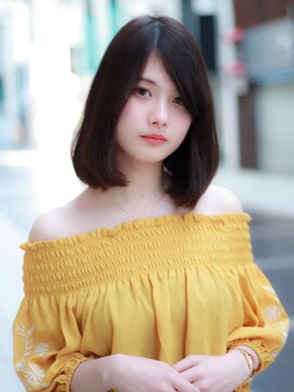 レガーミ(Legami) 【Legami】ななめバング×しっとりボブ