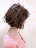 リバースボブ×マットベージュ【artina町田】