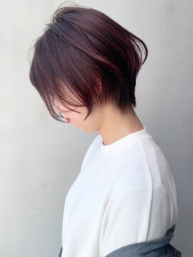 アイティー バイ アルバム 中野店(IT by ALBUM) ハンサムショート_ウェーブパーマフォギーベージュ_ba270623