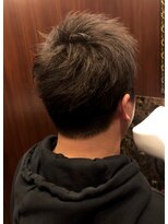 ヒロギンザ 御徒町店(HIRO GINZA)&nbsp;アップバングツーブロック×グレージュカラー