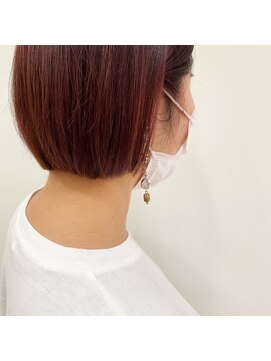 シェノン サントル(CHAINON CENTRE) 前髪/マチルダボブ/ピンクベージュ/インナーグレージュ