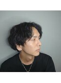 波巻パーマ風スタイル