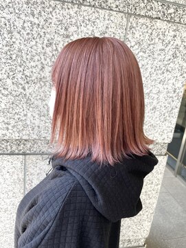 サロンドミルク 溝の口店(salon de MiLK) ケアブリーチで染めるピンクラベンダー【溝ノ口、武蔵溝ノ口】