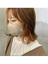 ニコ(HAIR SALON 2CO)&nbsp;inner color orange