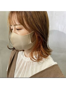 ニコ(HAIR SALON 2CO) inner color orange