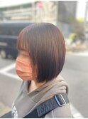 乾かすだけでまとまるボブ