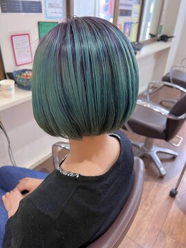 クラウドヘアー 東照宮店 攻め攻めカラー