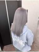 ホワイトラベンダーストレート_ショコラアッシュ_S79