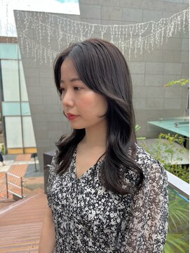 ディフィーノ 青山(DIFINO) 【DIFINO 青山】レイヤーカット/シアーグレージュ