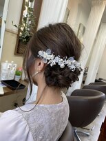 コアフィールフィス(COIFFURE fils)&nbsp;新規お得クーポンあり【見附　今町】お呼ばれシニヨンスタイル