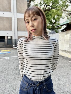 チュダック(ChuDuck) 韓国風《インナーピンク》ハイトーン/ケアブリーチ/ダブルカラー