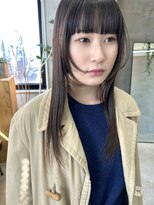 テトヘアー(teto hair)&nbsp;フェイスレイヤー　黒髪ロングヘア