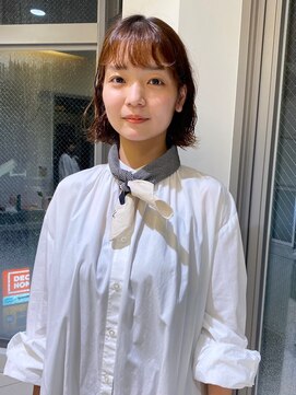 ビファインクーアヴェダ(Be fine coo AVEDA) ゆるふわウェーブ ボブパーマ 10代/20代