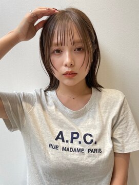 アンバー 池袋(amber) 切りっぱなしボブ/前髪/ウェットヘア[池袋駅]