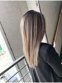 ブリーチバレイヤージュハイライトデザインカラー髪質改善北浦和