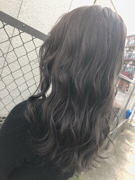 ルッソ チアロ(Lusso chiaro) アッシュブラック/デジタルパーマ/30代40代50代