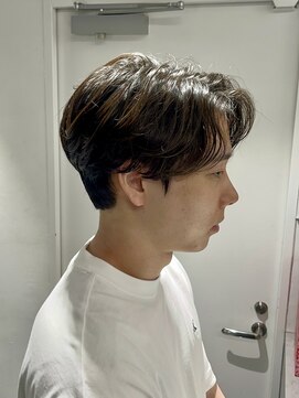 オーシャントーキョー(OCEAN TOKYO) 韓国ヘアカルマパーマカルマバングセンターパートウルフ