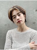 ショートヘアのフェイスフレーミング