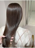 30代40代髪質改善酸性ストレートオリーブベージュ白髪ぼかし